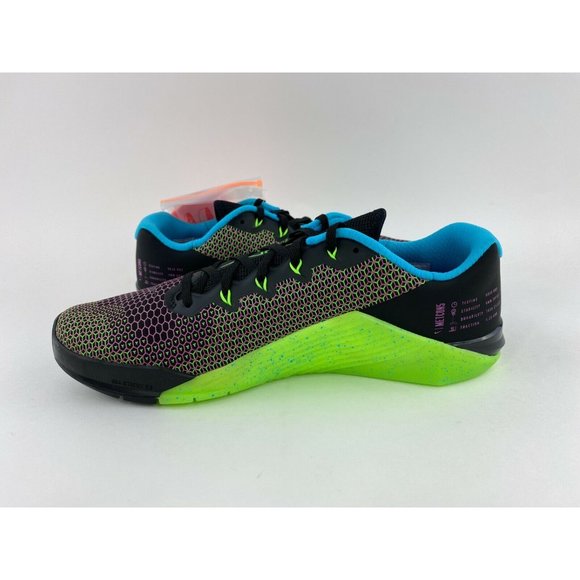 Nike Metcon 5 AMP Black Green Strike Men's Cross Training Shoes NO SHOE BOX - Picture 11 of 11